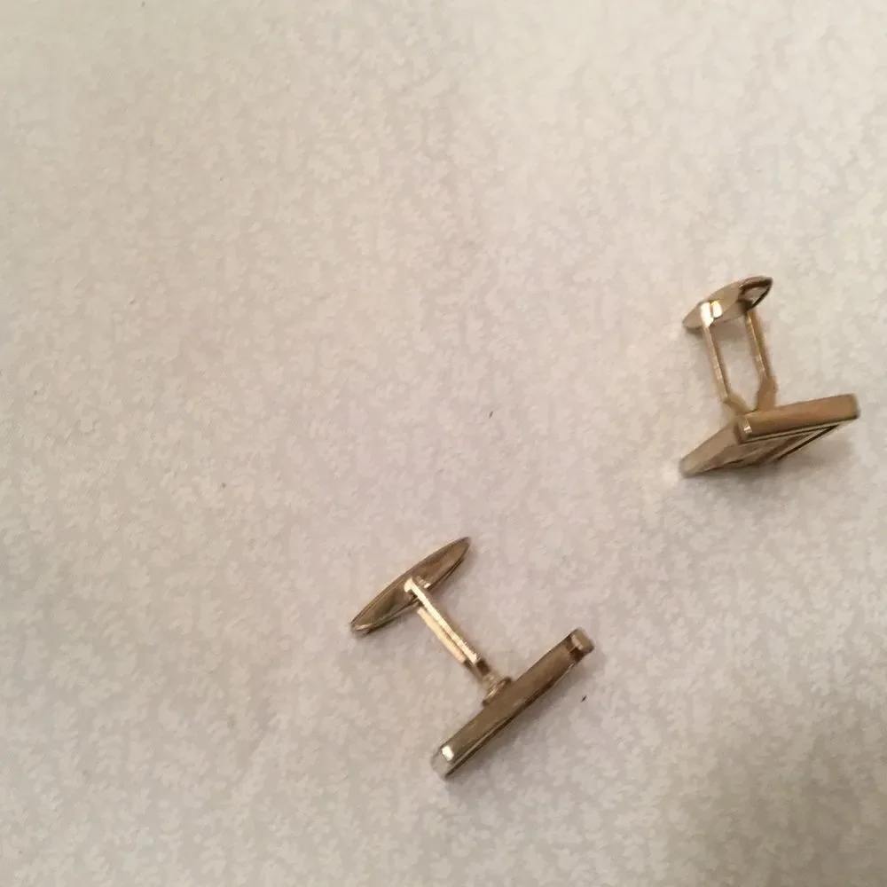 Set of Men’s Goldtone Cufflinks